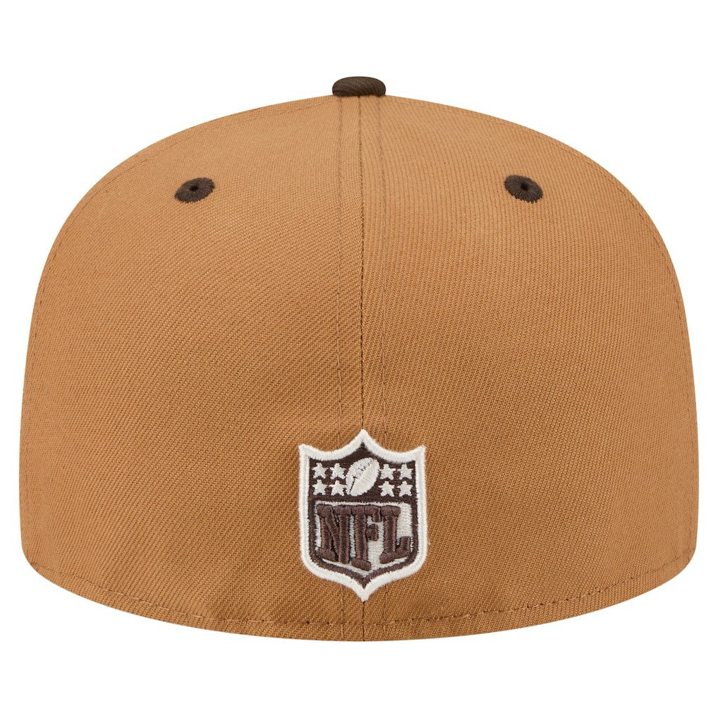 Buffalo Bills New Era Two-Tone Walnut 59FIFTY Fitted Hat - Light Brown/Dark Brown - NFL