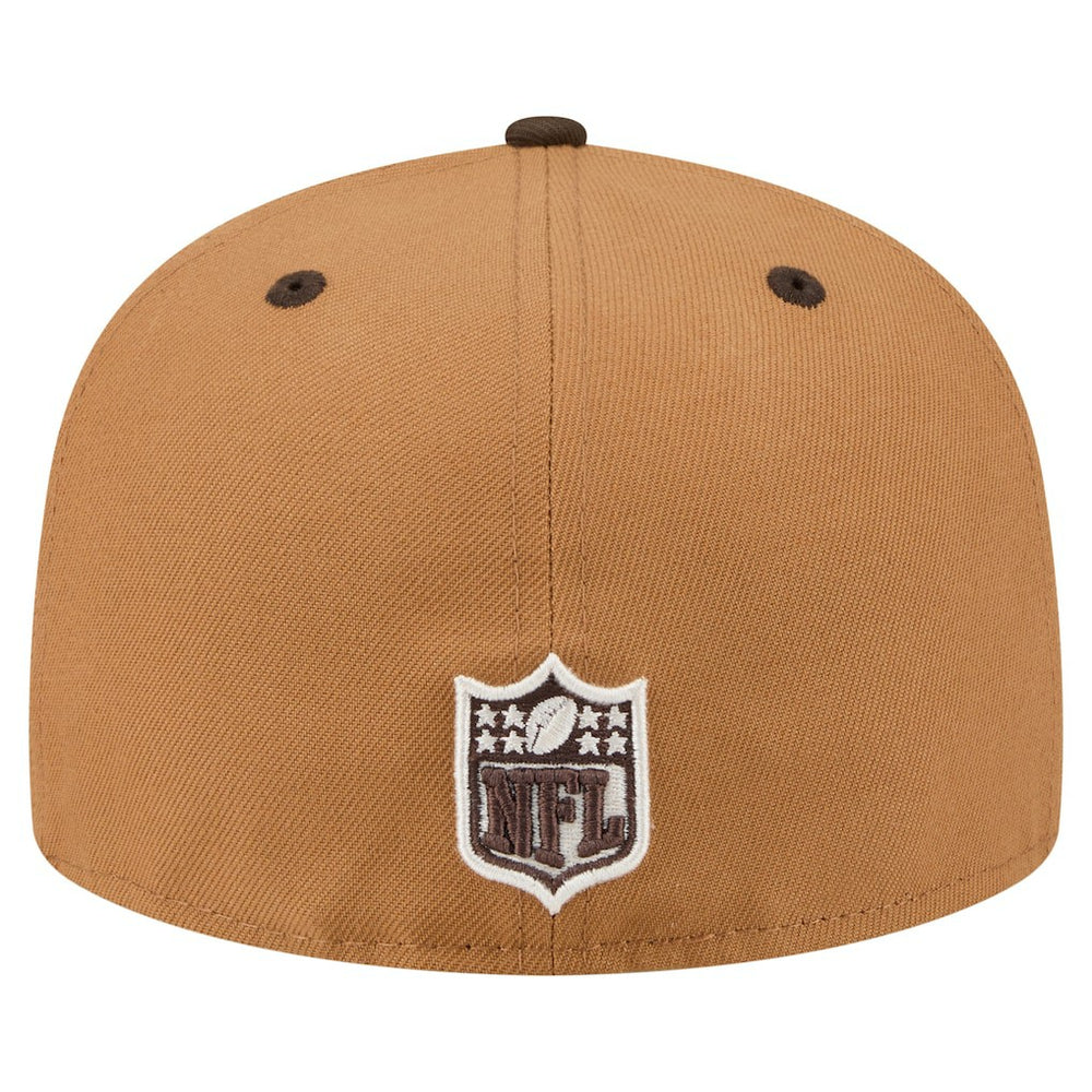 Buffalo Bills New Era Two-Tone Walnut 59FIFTY Fitted Hat - Light Brown/Dark Brown - NFL