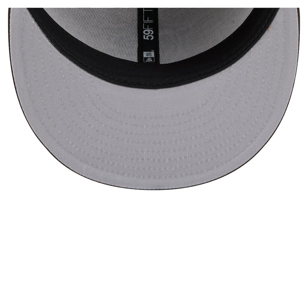 Chicago Bears New Era Two-Tone Walnut 59FIFTY Fitted Hat - Light Brown/Dark Brown - NFL