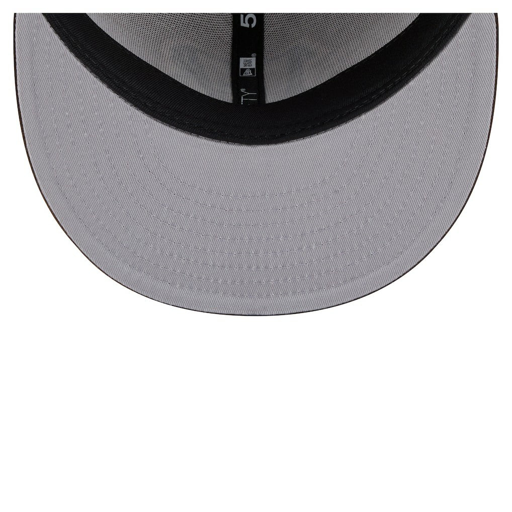 Cincinnati Bengals New Era Two-Tone Walnut 59FIFTY Fitted Hat - Light Brown/Dark Brown - NFL