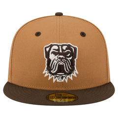 Cleveland Browns New Era Two-Tone Walnut 59FIFTY Fitted Hat - Light Brown/Dark Brown - NFL