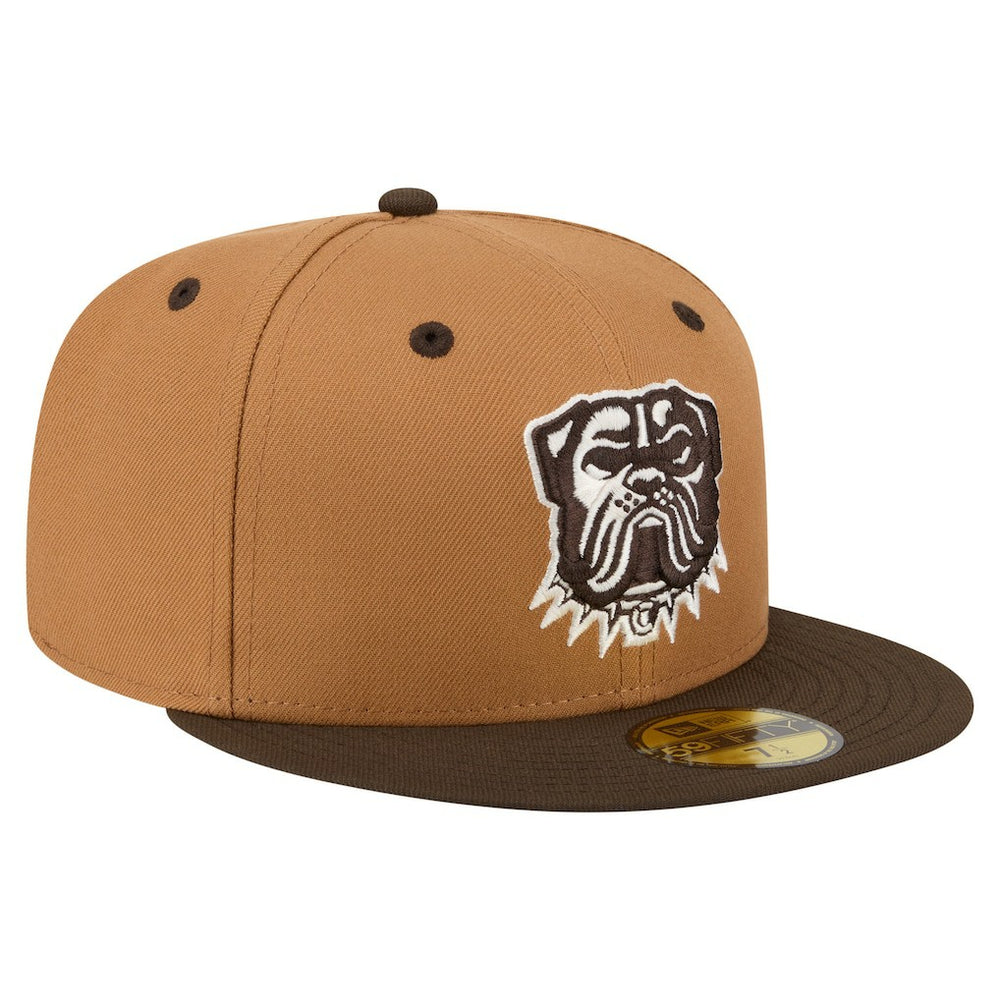 Cleveland Browns New Era Two-Tone Walnut 59FIFTY Fitted Hat - Light Brown/Dark Brown - NFL