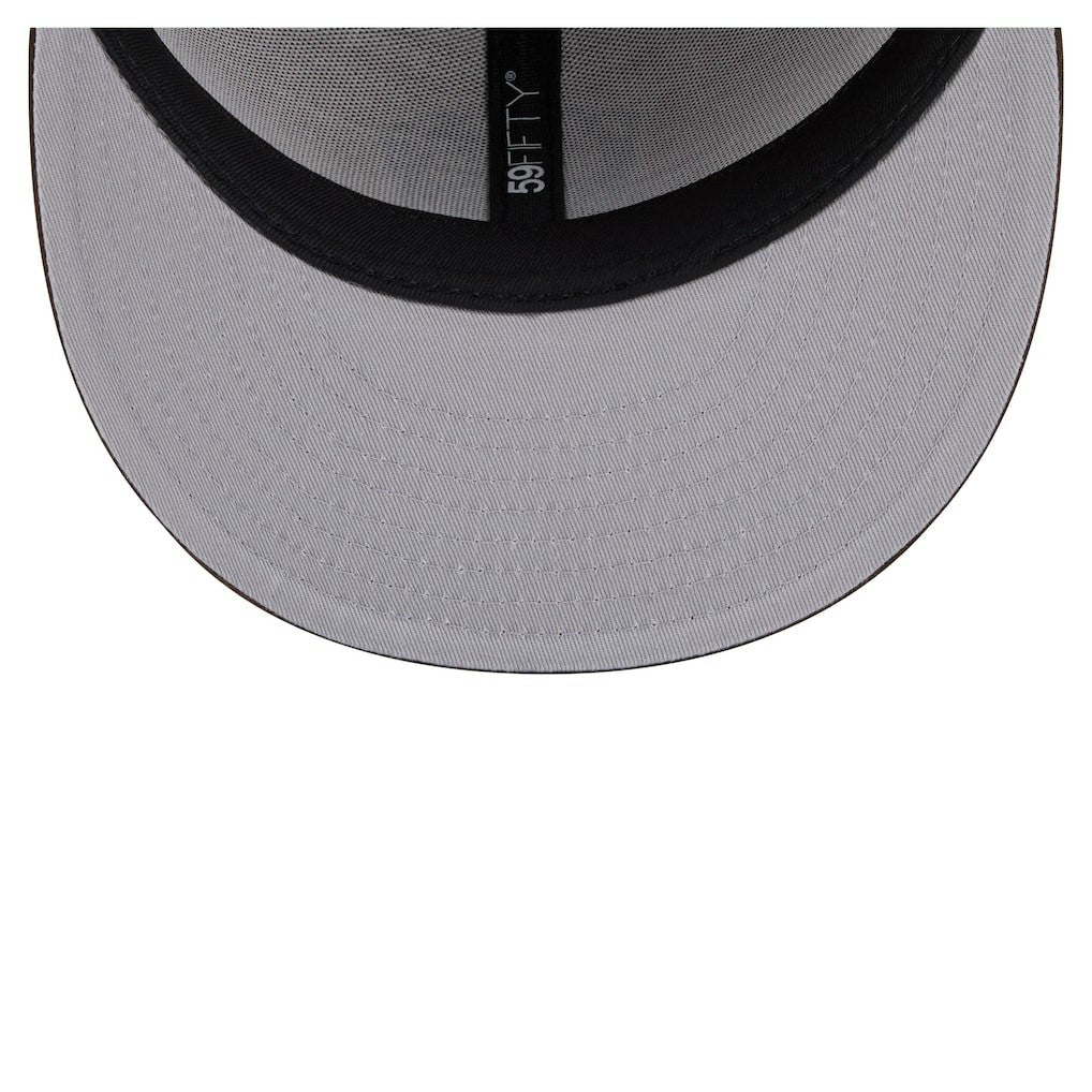 Cleveland Browns New Era Two-Tone Walnut 59FIFTY Fitted Hat - Light Brown/Dark Brown - NFL