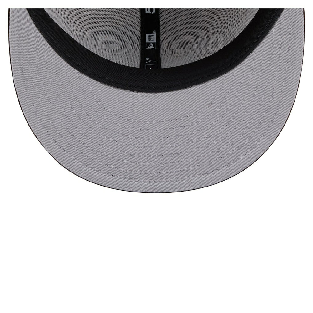 Detroit Lions New Era Two-Tone Walnut 59FIFTY Fitted Hat - Light Brown/Dark Brown - NFL