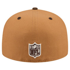 Indianapolis Colts New Era Two-Tone Walnut 59FIFTY Fitted Hat - Light Brown/Dark Brown - NFL