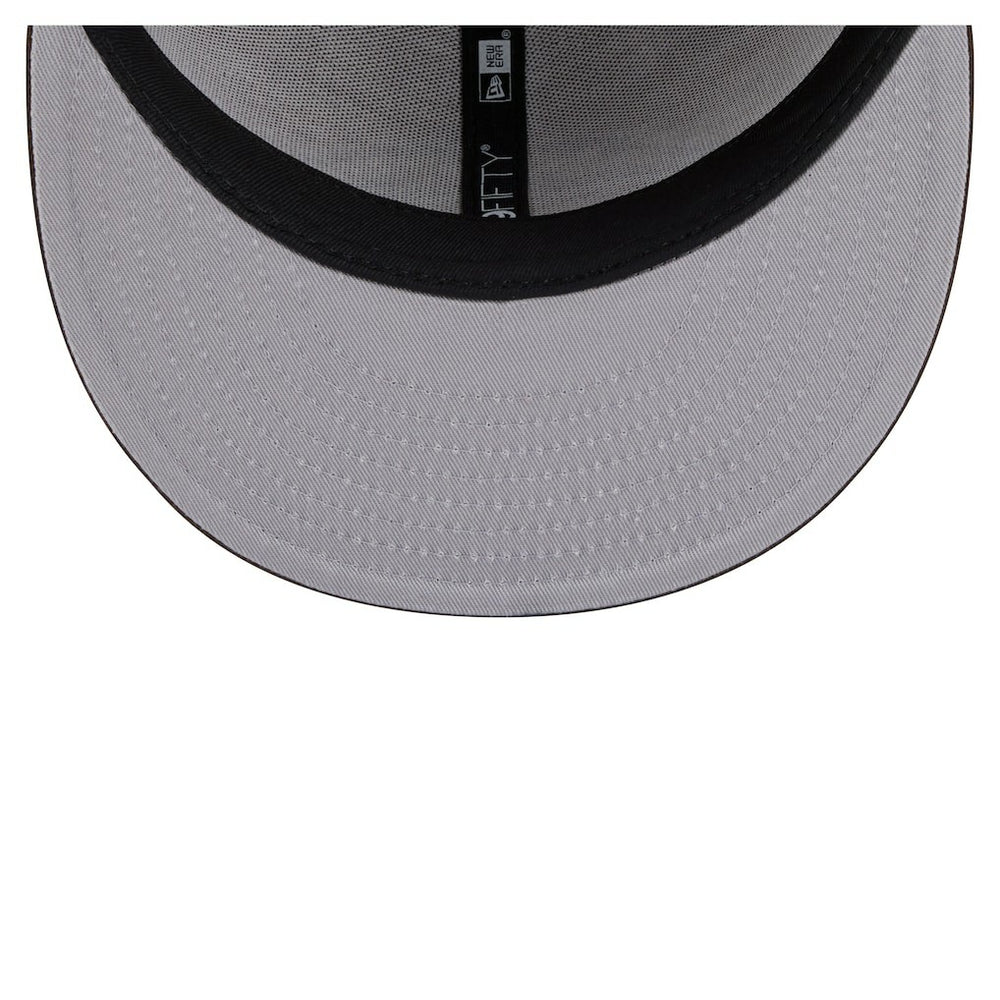 Los Angeles Chargers New Era Two-Tone Walnut 59FIFTY Fitted Hat - Light Brown/Dark Brown - NFL