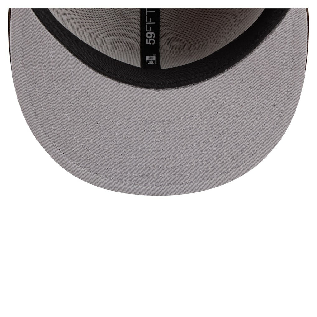 Minnesota Vikings New Era Two-Tone Walnut 59FIFTY Fitted Hat - Light Brown/Dark Brown - NFL