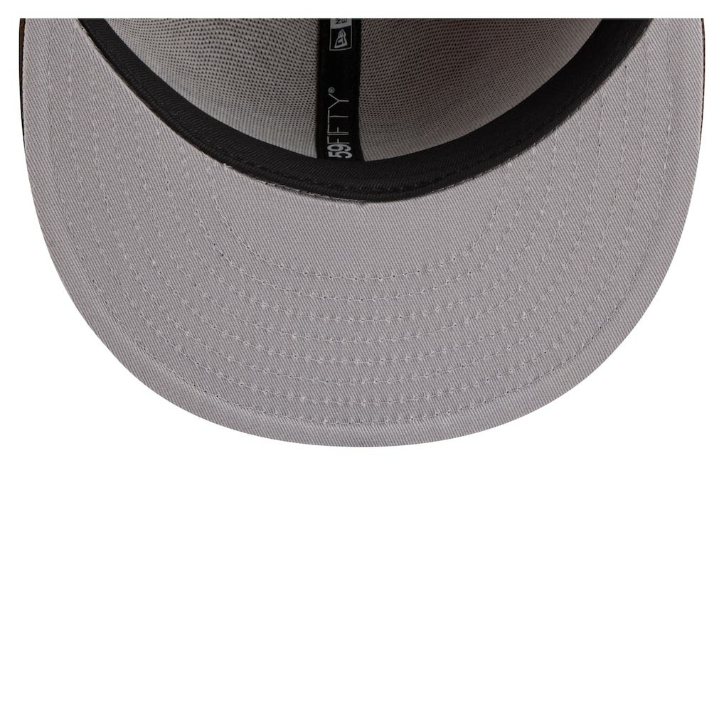 New England Patriots New Era Two-Tone Walnut 59FIFTY Fitted Hat - Light Brown/Dark Brown - NFL