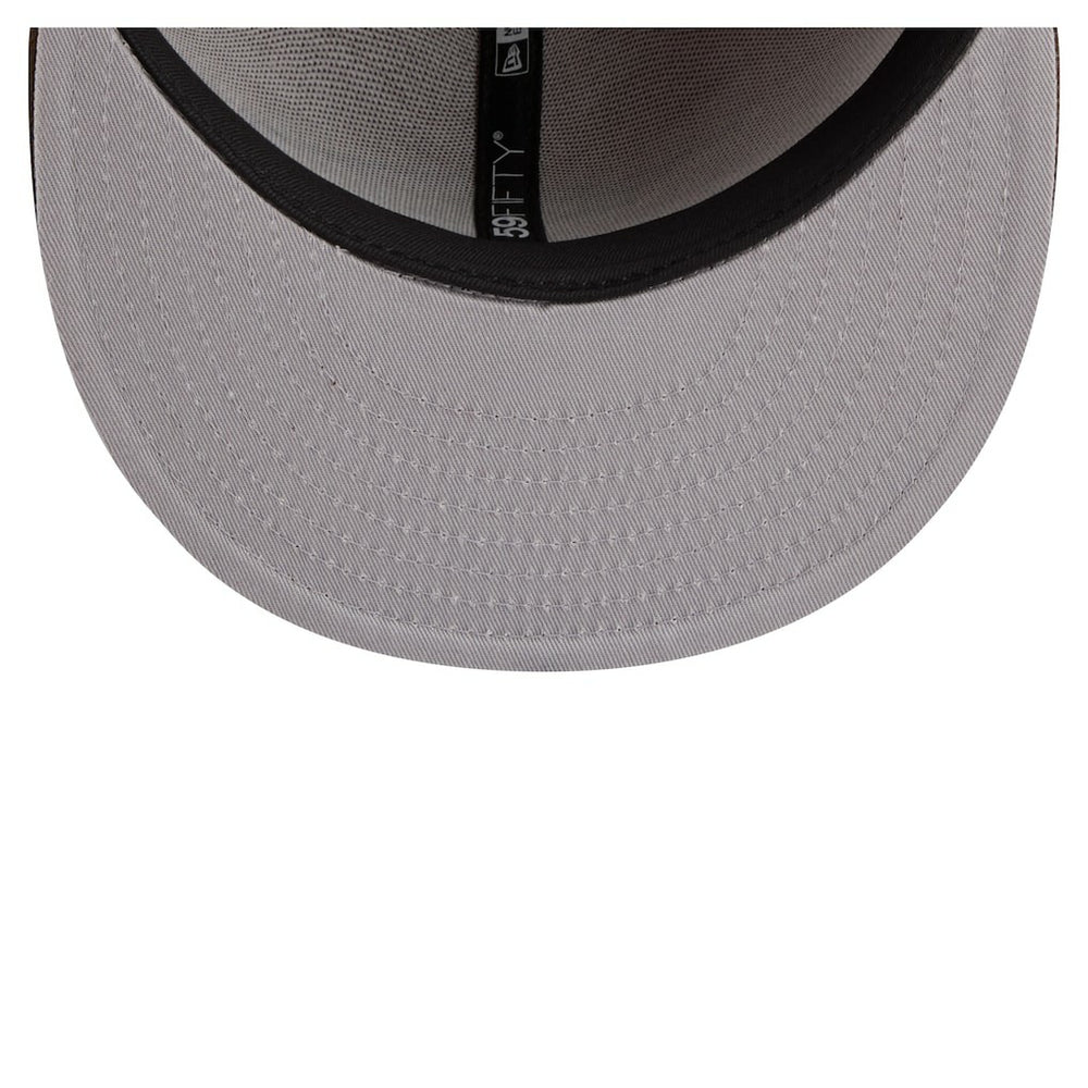 New England Patriots New Era Two-Tone Walnut 59FIFTY Fitted Hat - Light Brown/Dark Brown - NFL