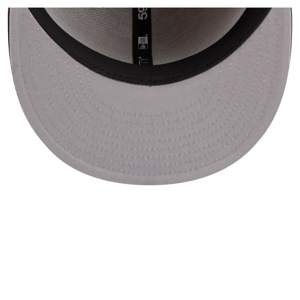 New Orleans Saints New Era Two-Tone Walnut 59FIFTY Fitted Hat - Light Brown/Dark Brown - NFL