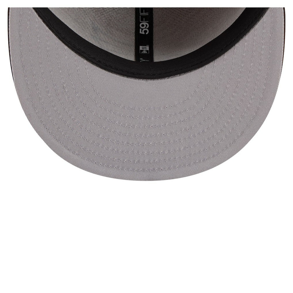 Philadelphia Eagles New Era Two-Tone Walnut 59FIFTY Fitted Hat - Light Brown/Dark Brown - NFL