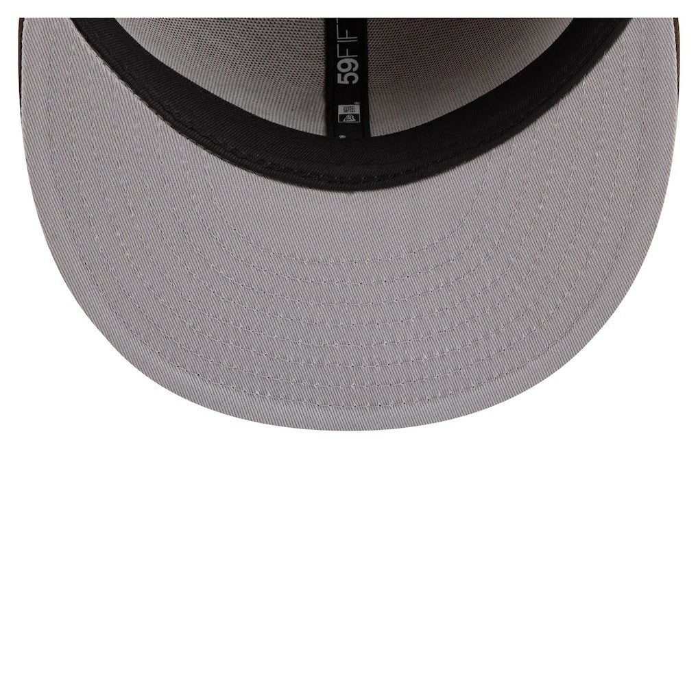 San Francisco 49ers New Era Two-Tone Walnut 59FIFTY Fitted Hat - Light Brown/Dark Brown - NFL