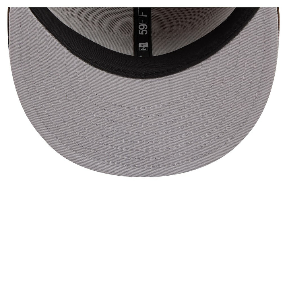 San Francisco 49ers New Era Two-Tone Walnut 59FIFTY Fitted Hat - Light Brown/Dark Brown - NFL