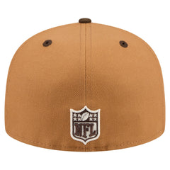 Tampa Bay Buccaneers New Era Two-Tone Walnut 59FIFTY Fitted Hat - Light Brown/Dark Brown - NFL