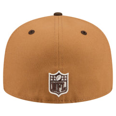 Tennessee Titans New Era Two-Tone Walnut 59FIFTY Fitted Hat - Light Brown/Dark Brown - NFL