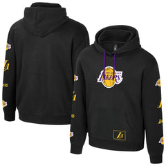 Los Angeles Lakers Stadium Essentials Unisex NBA Legends City Star Fleece Hoodie Black