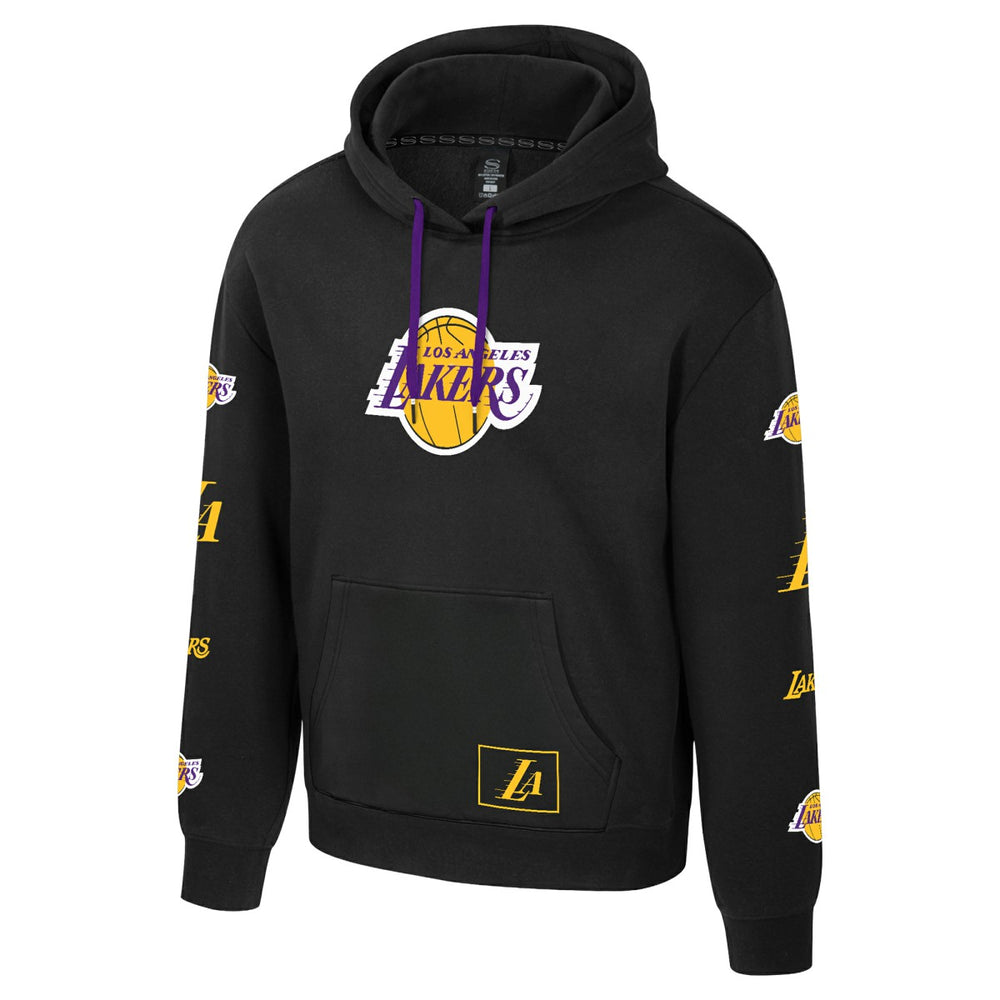 Los Angeles Lakers Stadium Essentials Unisex NBA Legends City Star Fleece Hoodie Black