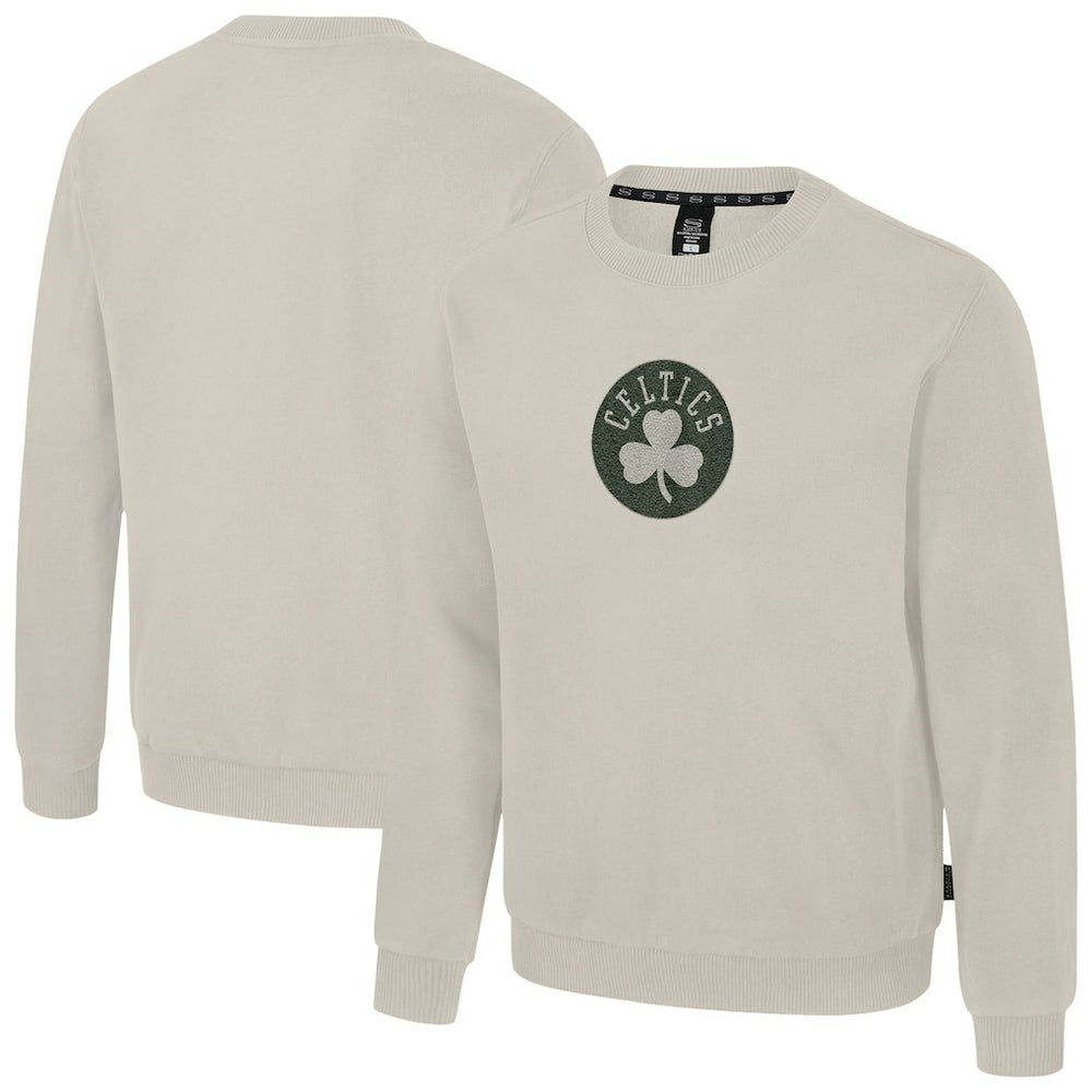 Boston Celtics Stadium Essentials Unisex Rivalry Club Level Fleece Sweatshirt Natural