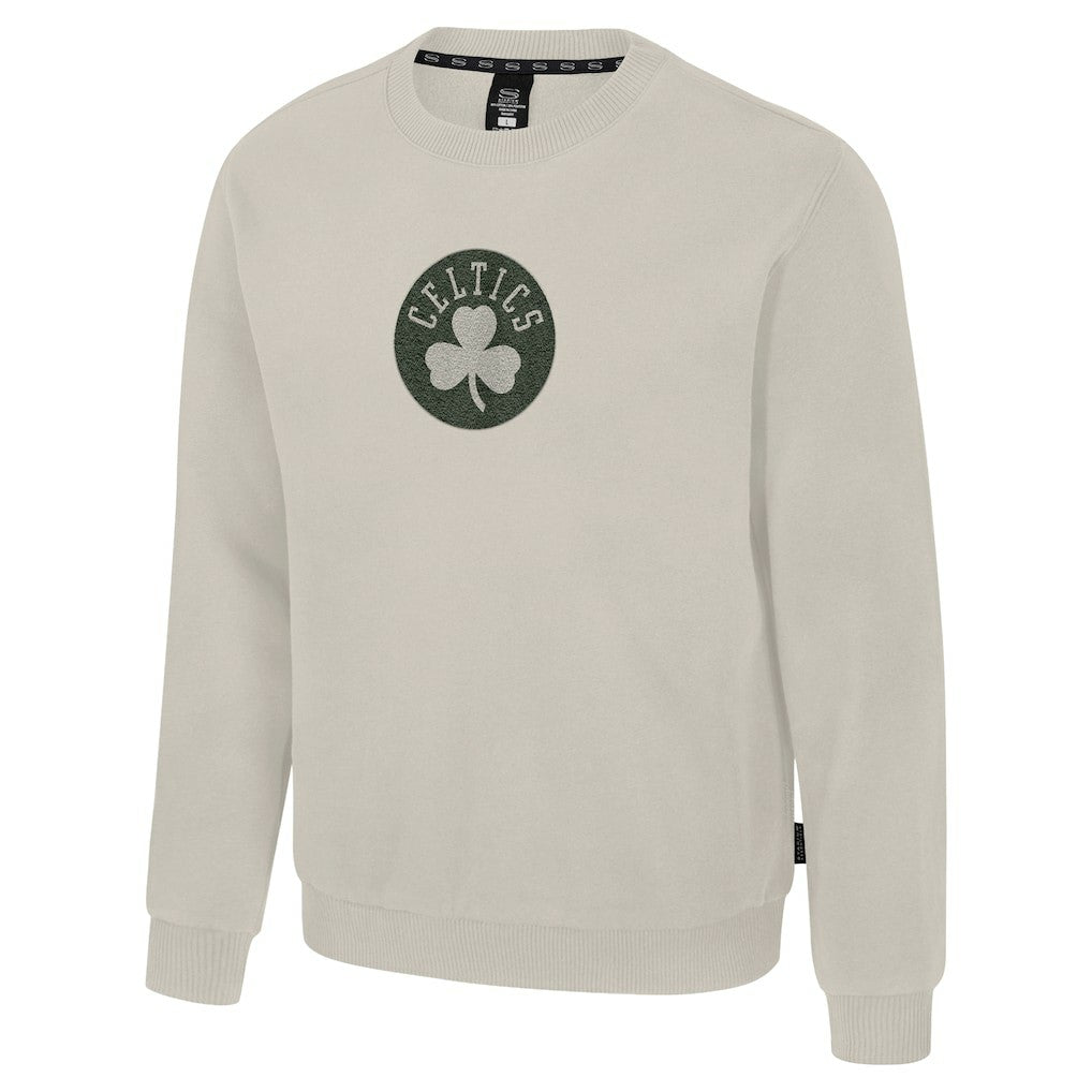 Boston Celtics Stadium Essentials Unisex Rivalry Club Level Fleece Sweatshirt Natural