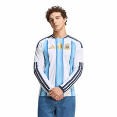 Adidas - Argentina National Team FIFA x World Cup 2026 Home Replica Long Sleeve Jersey - White