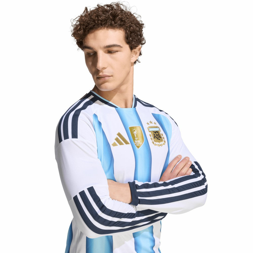 Adidas - Argentina National Team FIFA x World Cup 2026 Home Replica Long Sleeve Jersey - White