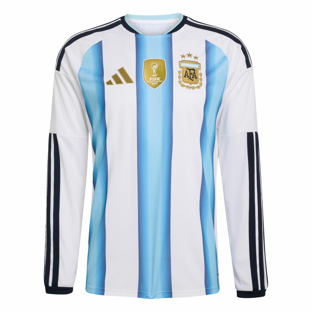 Adidas - Argentina National Team FIFA x World Cup 2026 Home Replica Long Sleeve Jersey - White