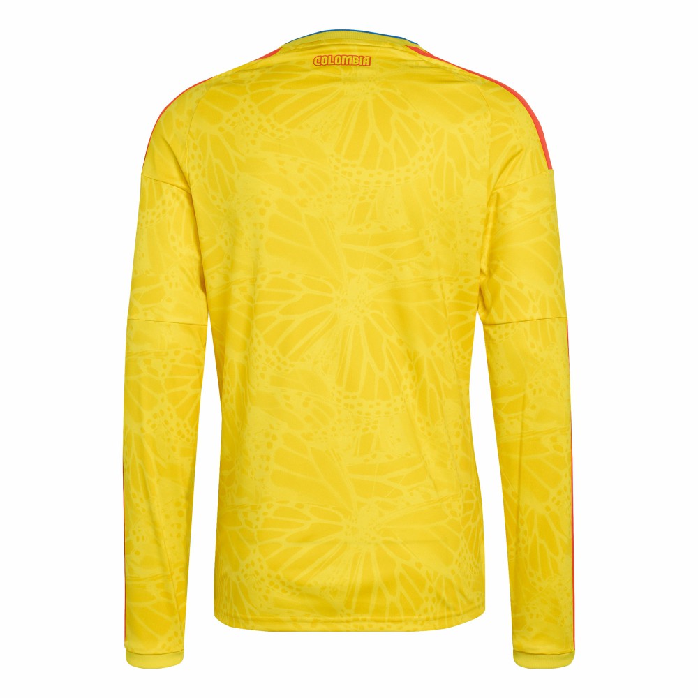 Adidas - Colombia National Team FIFA x World Cup 2026 Home Replica Long Sleeve Jersey - Yellow