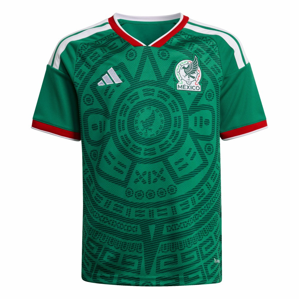 Adidas - Mexico National Team Youth FIFA x World Cup 2026 Home Replica Jersey - Green