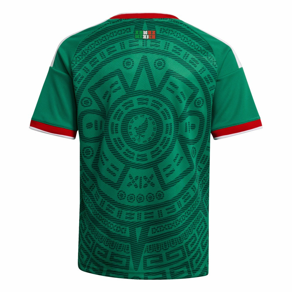 Adidas - Mexico National Team Youth FIFA x World Cup 2026 Home Replica Jersey - Green