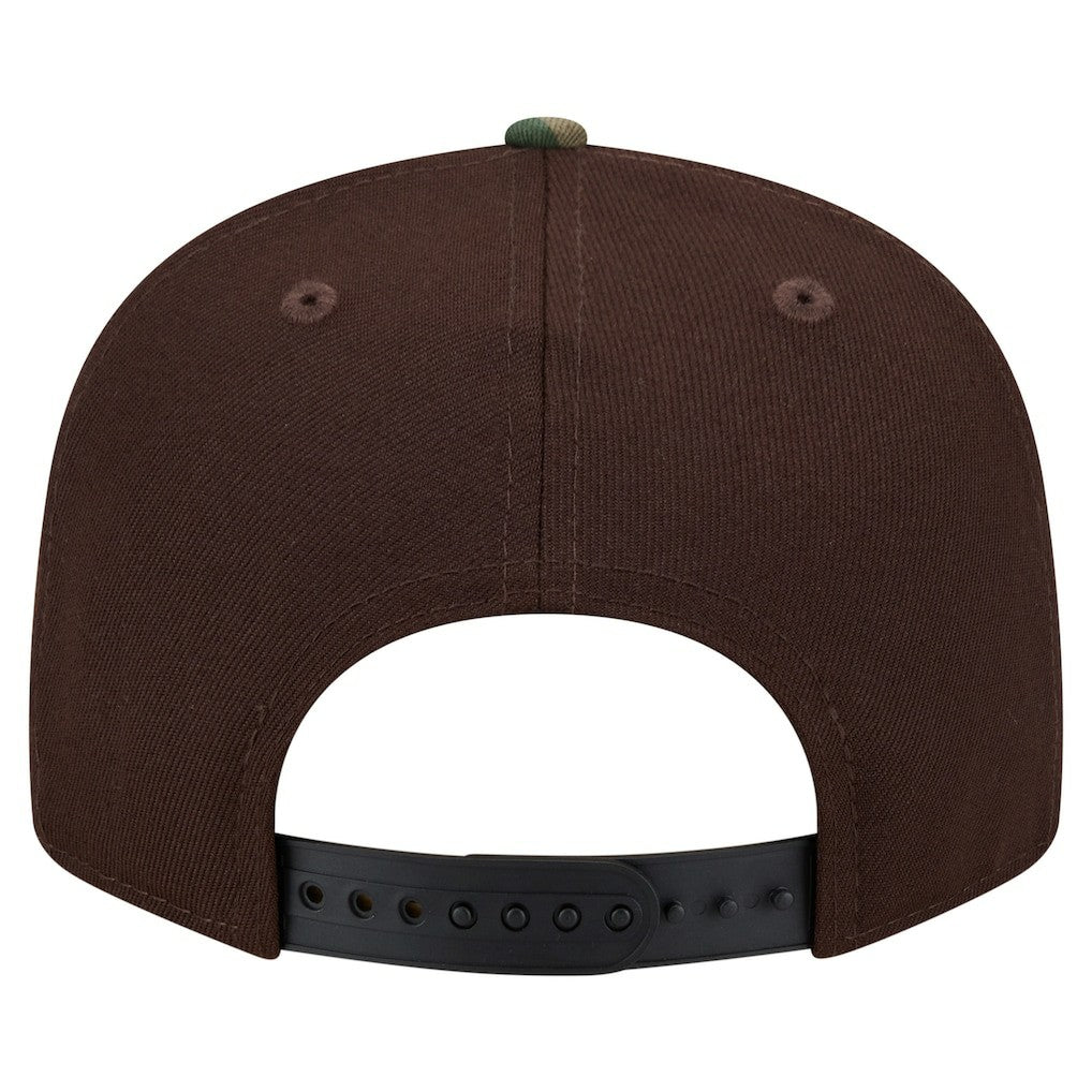 Chicago Bears Adult Burnt Wood Camo 9FIFTY Snapback Hat - Dark Brown - NFL