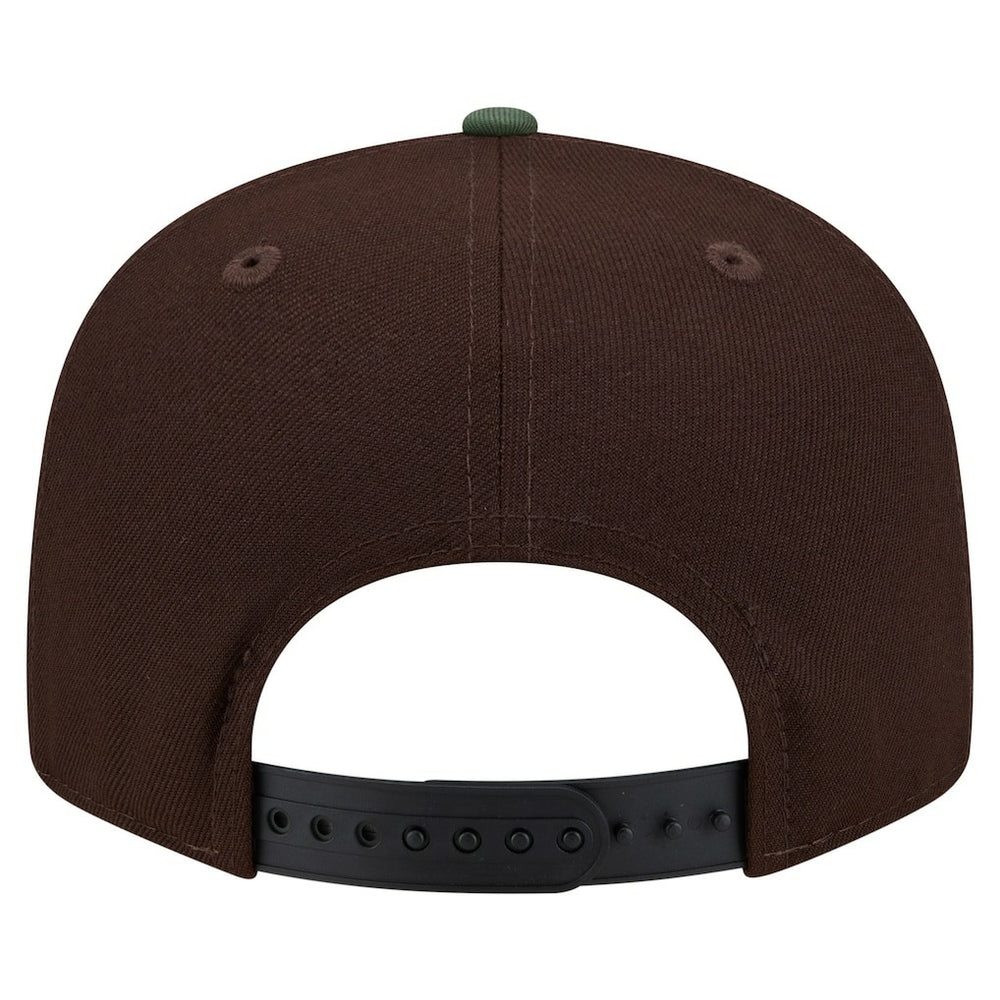 Minnesota Vikings Adult Burnt Wood Camo 9FIFTY Snapback Hat - Dark Brown - NFL