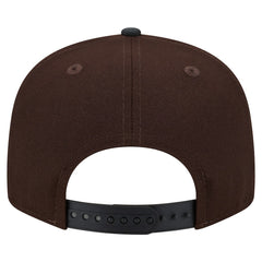 New England Patriots Adult Burnt Wood Camo 9FIFTY Snapback Hat - Dark Brown - NFL