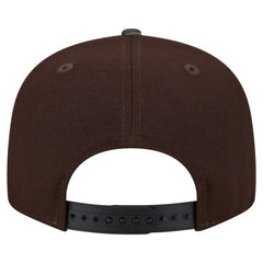 New York Giants Adult Burnt Wood Camo 9FIFTY Snapback Hat - Dark Brown - NFL