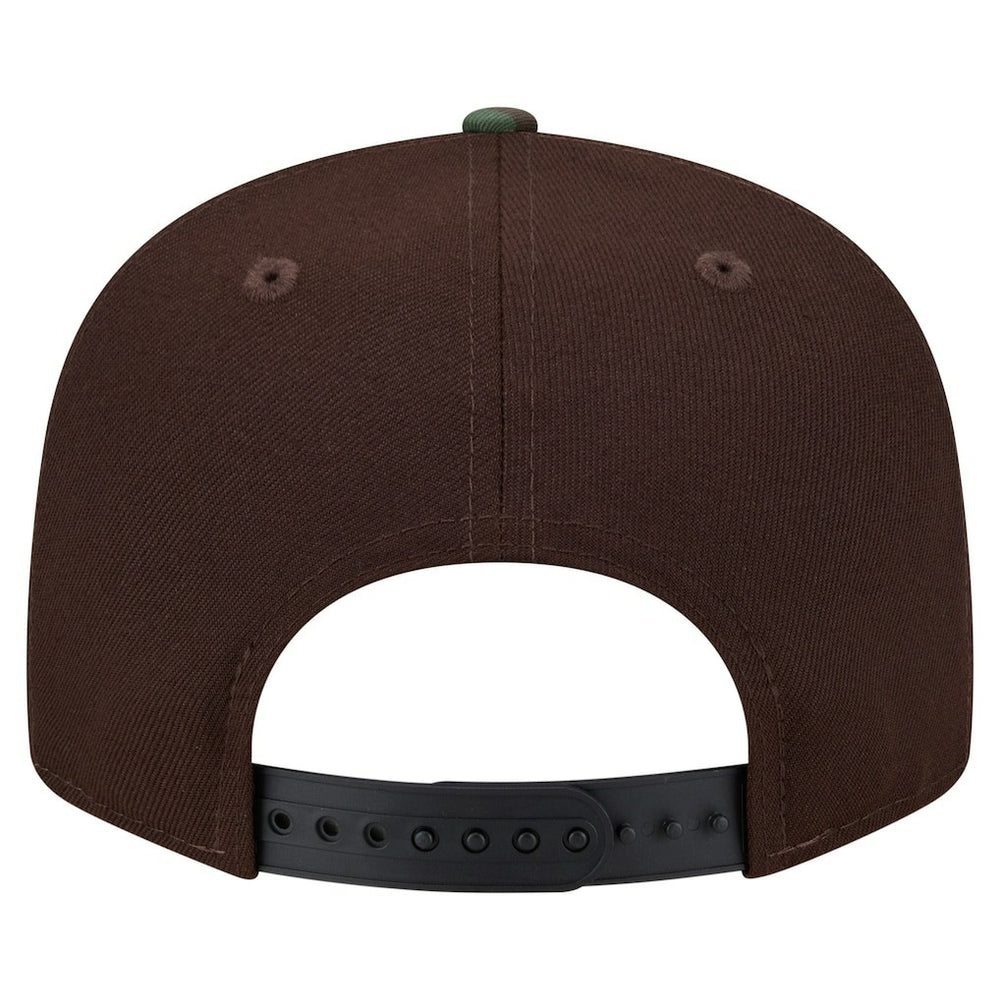 Philadelphia Eagles Adult Burnt Wood Camo 9FIFTY Snapback Hat - Dark Brown - NFL