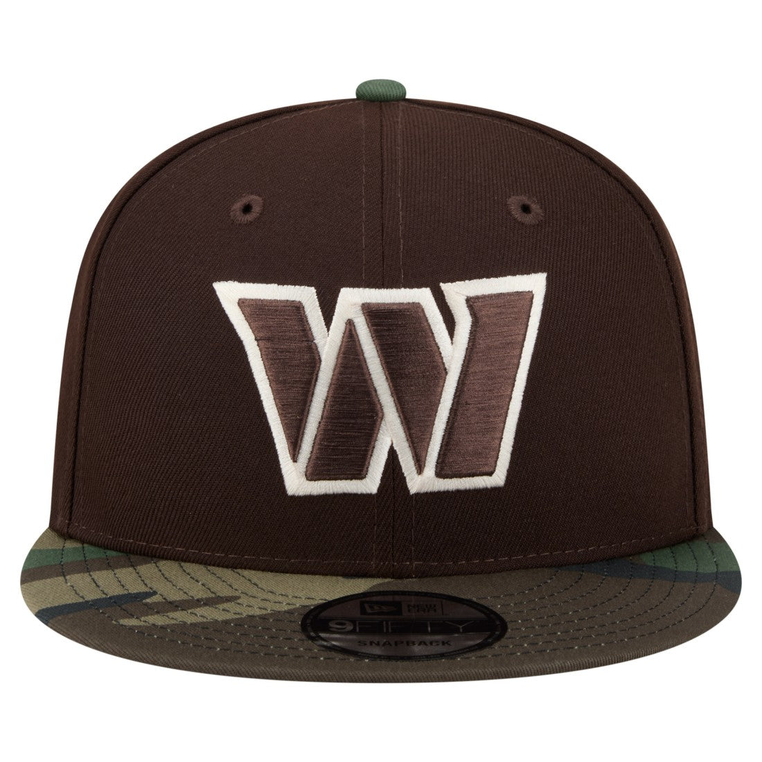 Washington Commanders Adult Burnt Wood Camo 9FIFTY Snapback Hat - Dark Brown - NFL