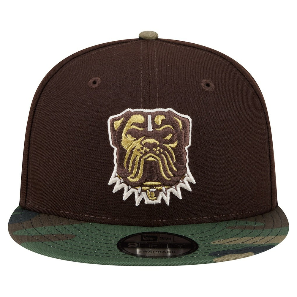 Cleveland Browns Adult Burnt Wood Camo 9FIFTY Snapback Hat - Dark Brown - NFL