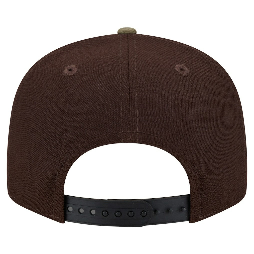 Cleveland Browns Adult Burnt Wood Camo 9FIFTY Snapback Hat - Dark Brown - NFL