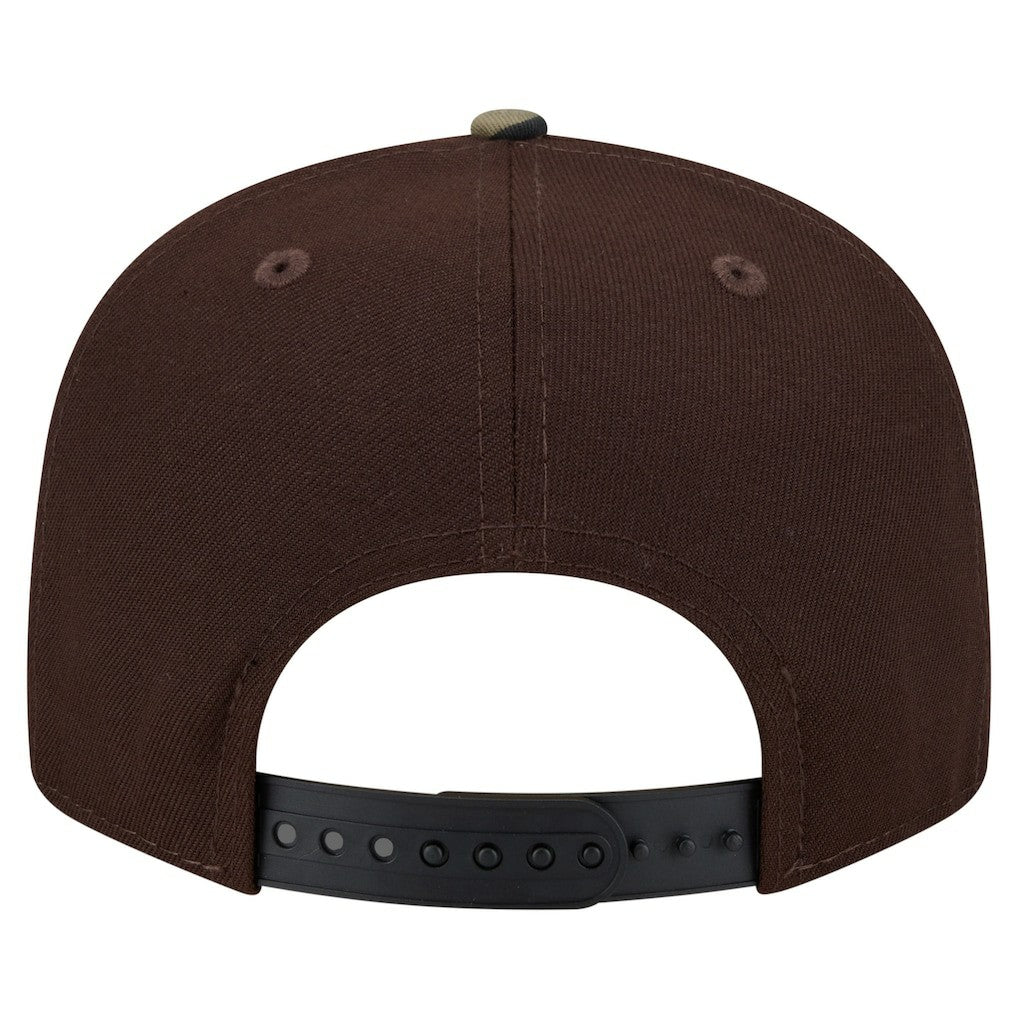 Buffalo Bills Adult Burnt Wood Camo 9FIFTY Snapback Hat - Dark Brown - NFL