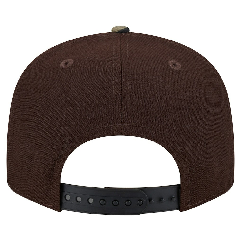 Buffalo Bills Adult Burnt Wood Camo 9FIFTY Snapback Hat - Dark Brown - NFL