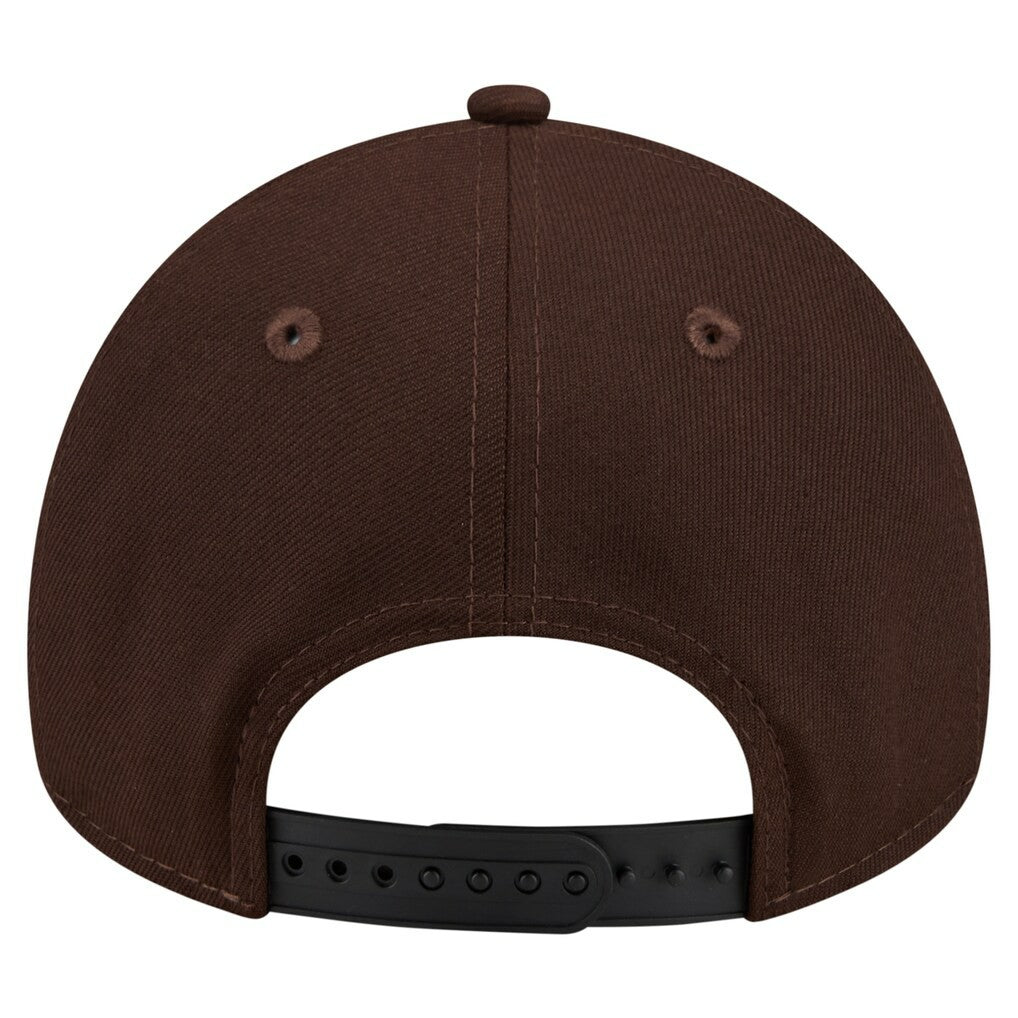 Buffalo Bills New Era Burnt Wood A-Frame 9FORTY Adjustable Hat - Dark Brown - NFL