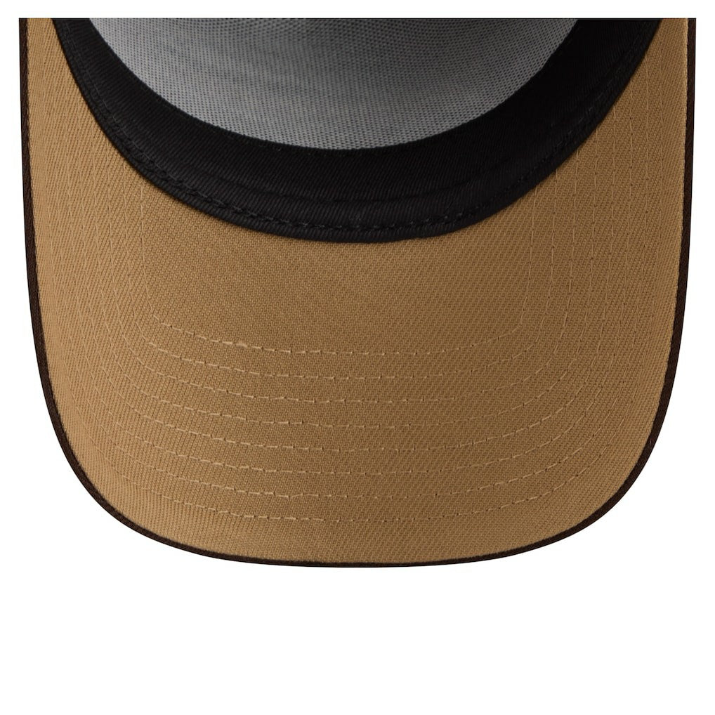 Buffalo Bills New Era Burnt Wood A-Frame 9FORTY Adjustable Hat - Dark Brown - NFL