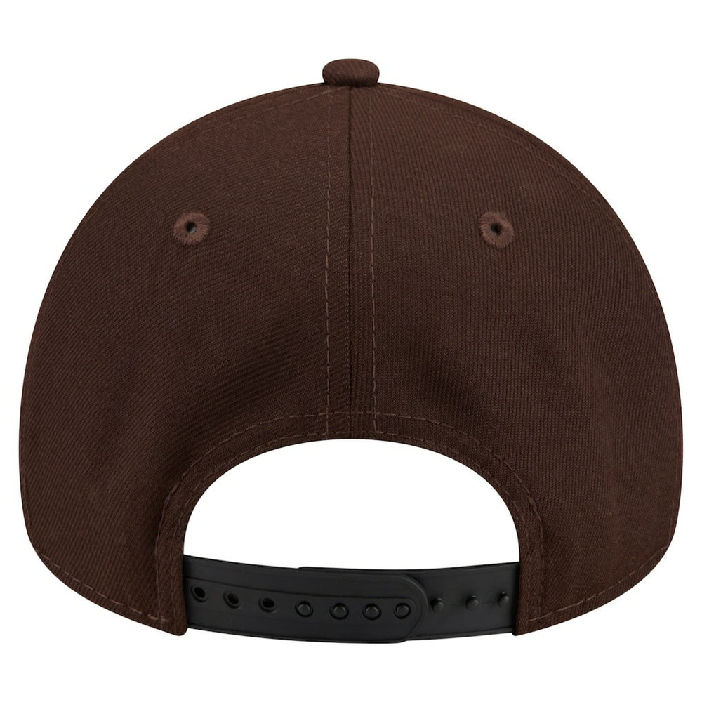 Cincinnati Bengals New Era Burnt Wood A-Frame 9FORTY Adjustable Hat - Dark Brown - NFL