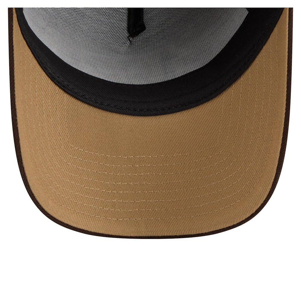 Cincinnati Bengals New Era Burnt Wood A-Frame 9FORTY Adjustable Hat - Dark Brown - NFL