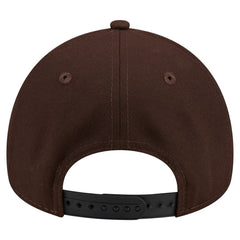 Detroit Lions New Era Burnt Wood A-Frame 9FORTY Adjustable Hat - Dark Brown - NFL