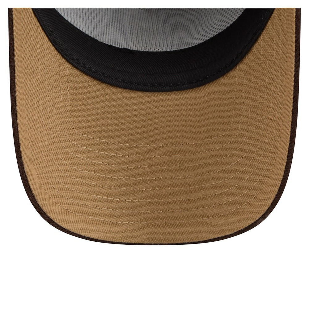 Miami Dolphins New Era Burnt Wood A-Frame 9FORTY Adjustable Hat - Dark Brown - NFL
