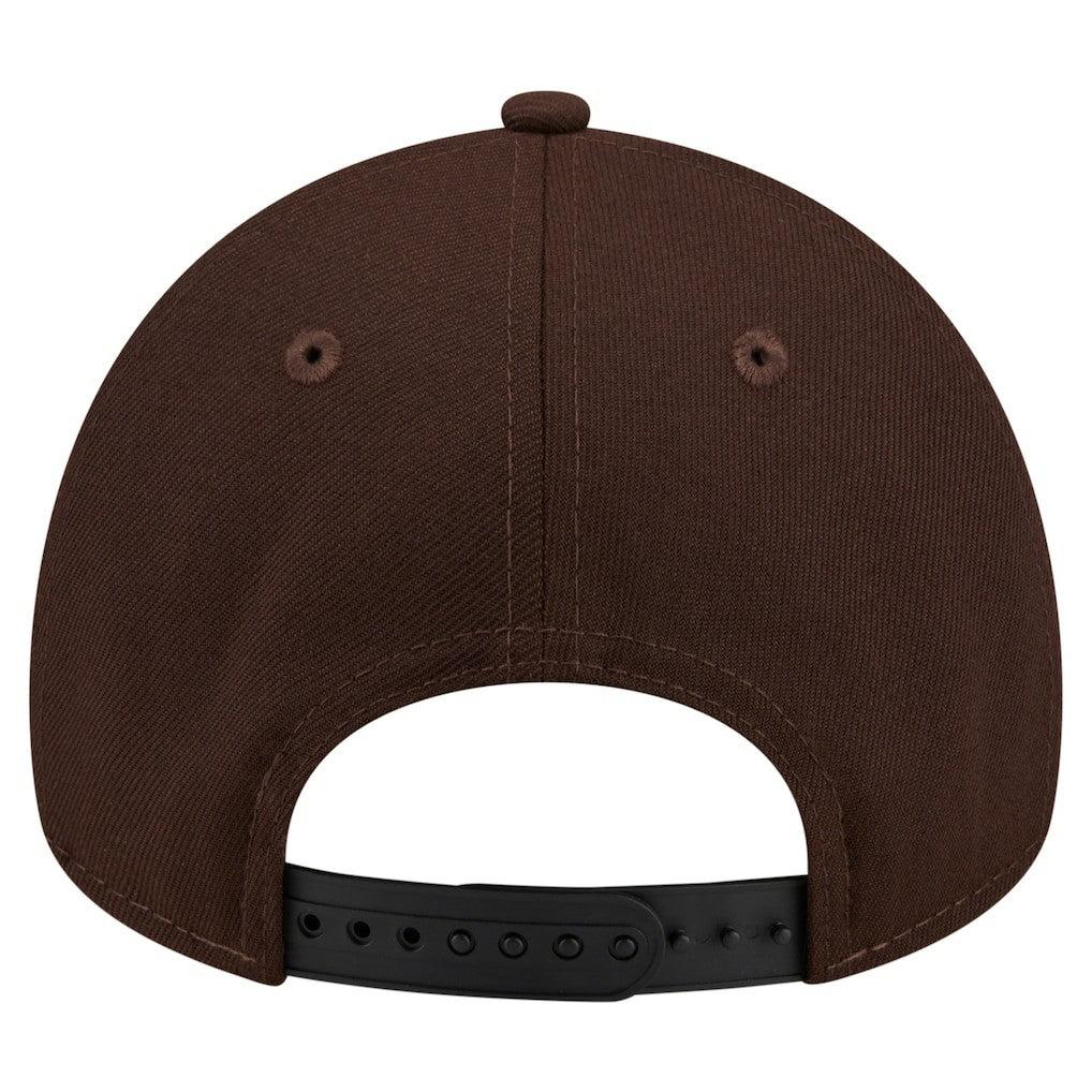 Minnesota Vikings New Era Burnt Wood A-Frame 9FORTY Adjustable Hat - Dark Brown - NFL
