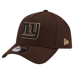 New York Giants New Era Burnt Wood A-Frame 9FORTY Adjustable Hat - Dark Brown - NFL