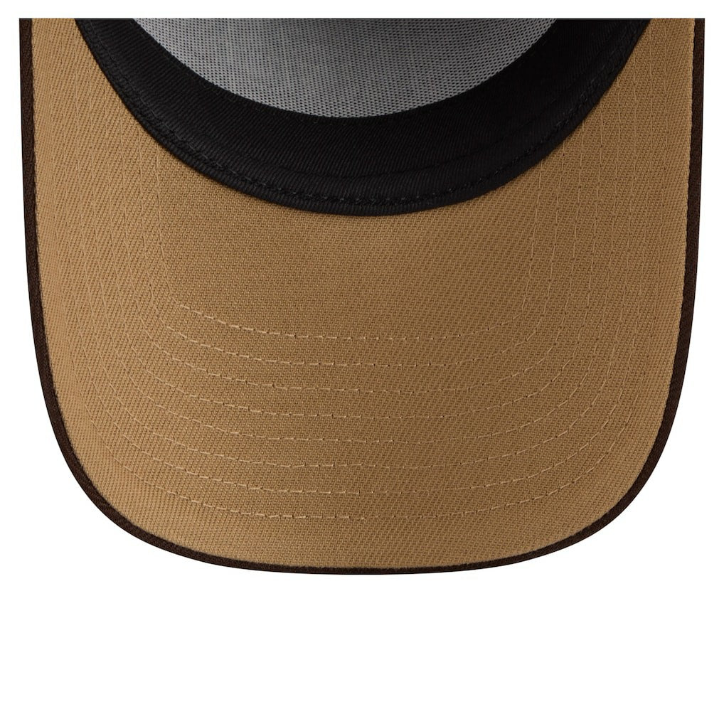 New York Giants New Era Burnt Wood A-Frame 9FORTY Adjustable Hat - Dark Brown - NFL