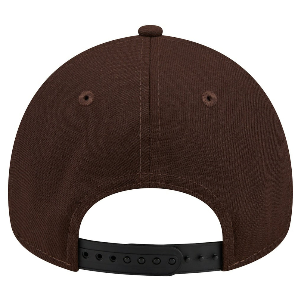 Pittsburgh Steelers New Era Burnt Wood A-Frame 9FORTY Adjustable Hat - Dark Brown - NFL