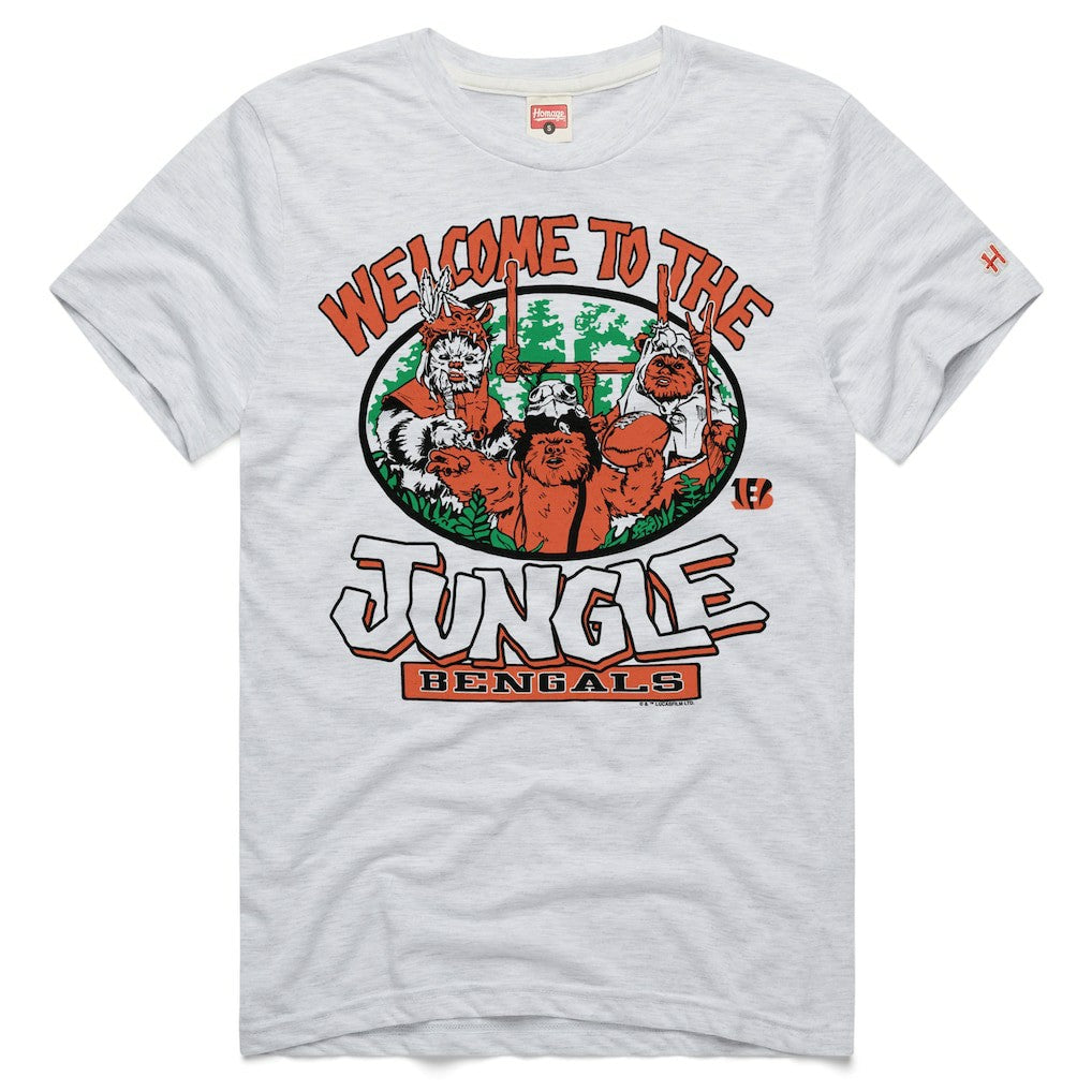 Cincinnati Bengals Homage Unisex Star Wars x NFL Tri-Blend T-Shirt - Ash - NFL